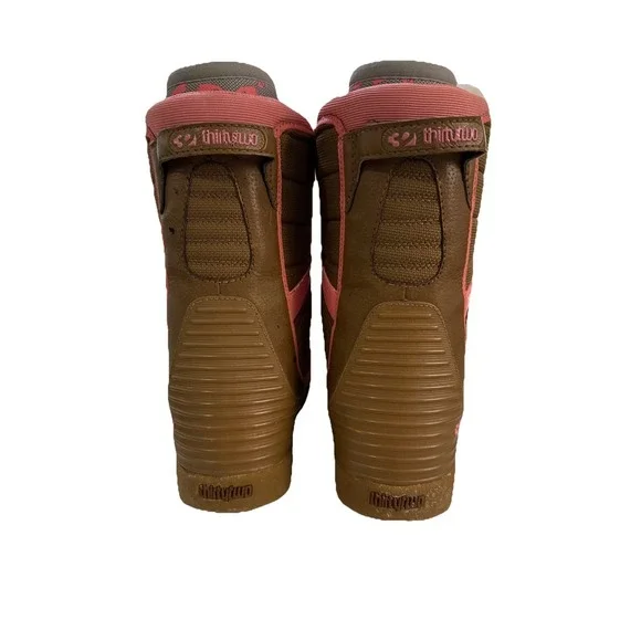 thirtytwo Women's Binary Boa Snowboard Boots Tan Pink Size 9 2014 READ - Picture 4 of 10